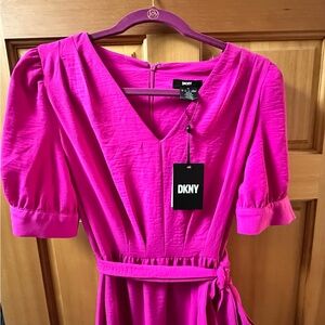 DKNY Women's Pink Dress